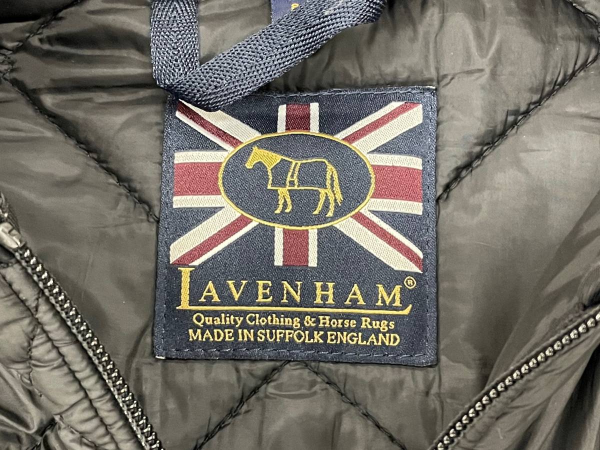 ラベンハム　LAVENHAM　キルティングジャケット　フーディー　8/36　M_画像5