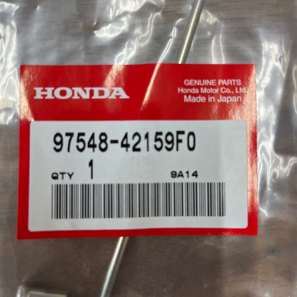 MB-124★クリックポスト(全国一律送料185円) HONDA ホンダ 純正部品 リアホイールスポーク 97548-42159F0 スーパーカブ50 新品 バイク部品_画像2