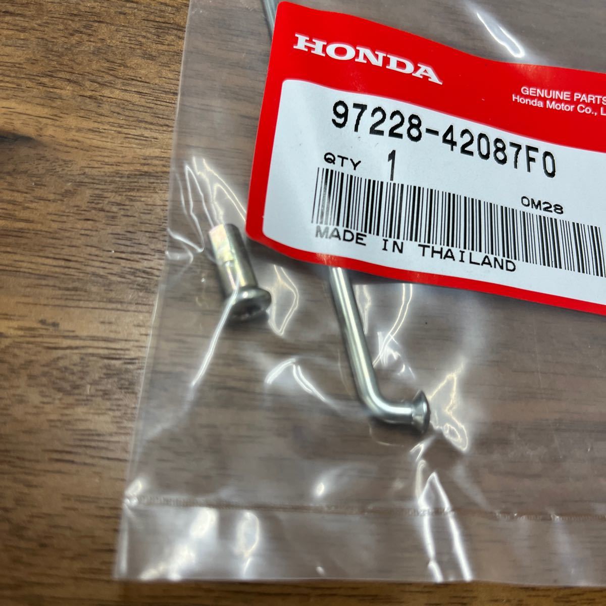 MB-329★クリックポスト(全国一律送料185円) HONDA ホンダ 純正品 スポークセット 97228-42087F0 リトルカブ 新品 バイク部品 G-4/④_画像3