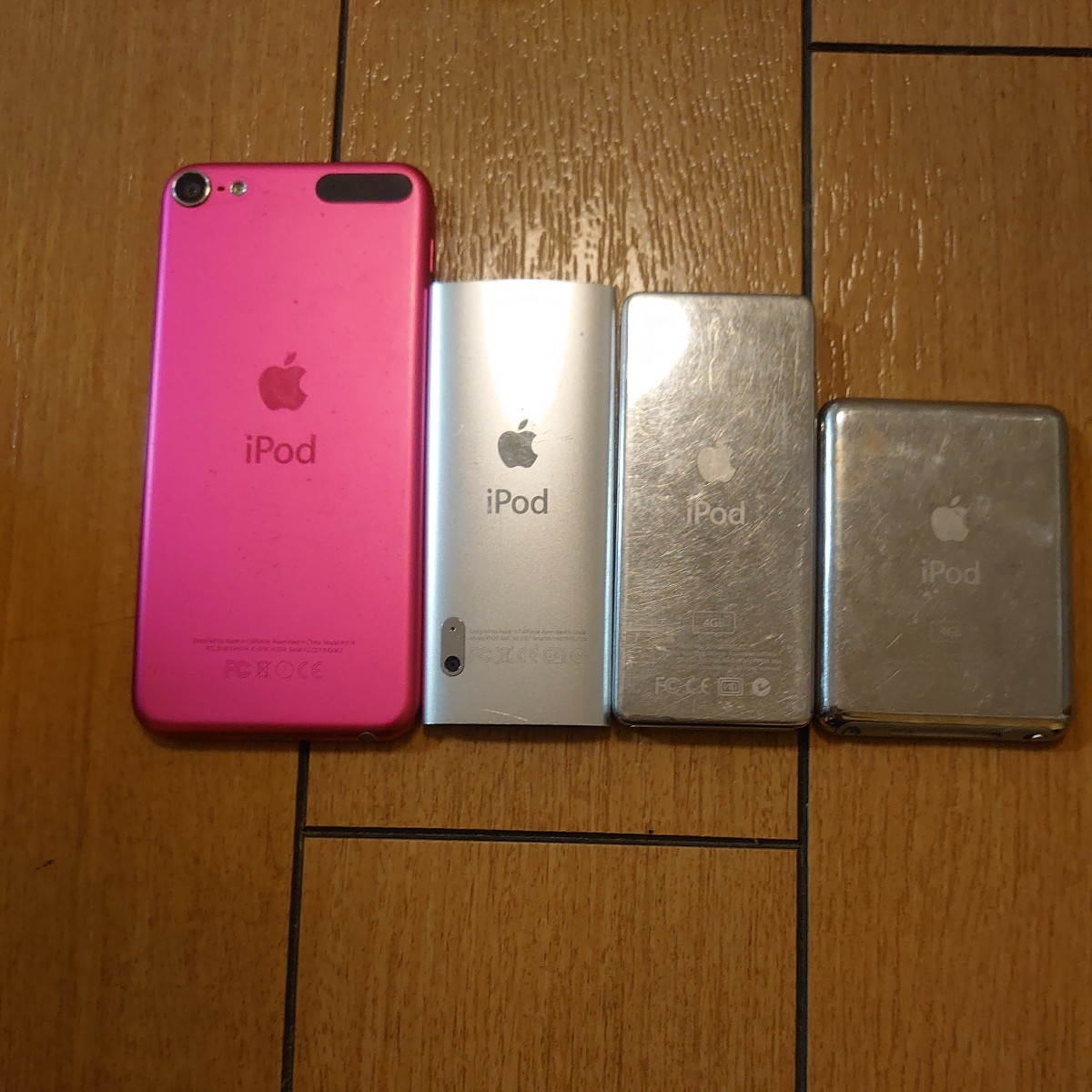 ジャンク4台まとめて ipod 動作未確認_画像1