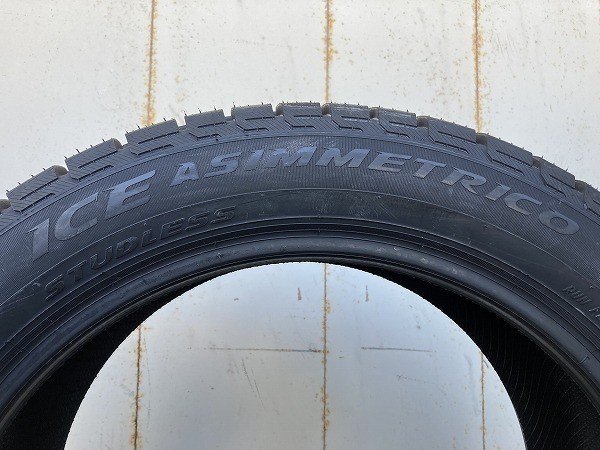 残り1セット 送料無料 新品 4本セット (KA0069.8) 245/45R18 100Q XL PIRELLI ICE ASIMMETRICO r-f スタッドレス 2020年 ランフラット_画像4