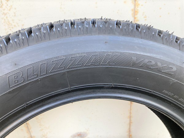 新品 4本セット (KY0001.8) 155/65R14 75Q BRIDGESTONE BLIZZAK VRX2 スタッドレスタイヤ 2022年 N-WGN デイズ モコ AZワゴン 155/65/14_画像3