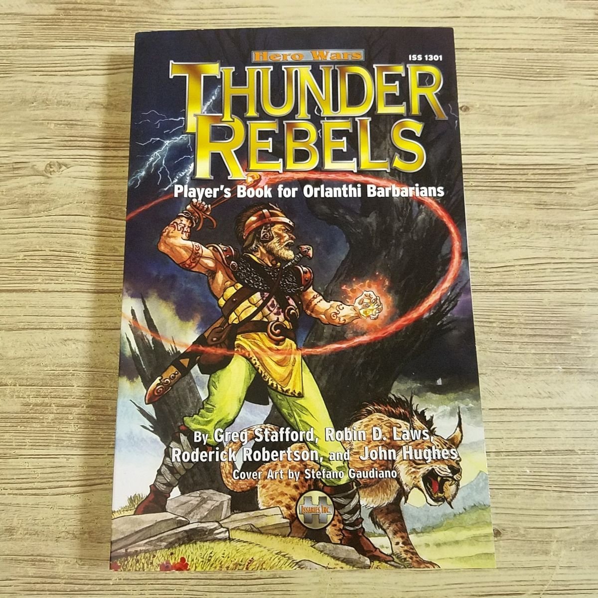 TRPG[ヒーロー・ウォーズ ISS 1301 THUNDER REBELS : Player’s Book for Orlanthi Barbarians] 洋書【送料180円】_画像1