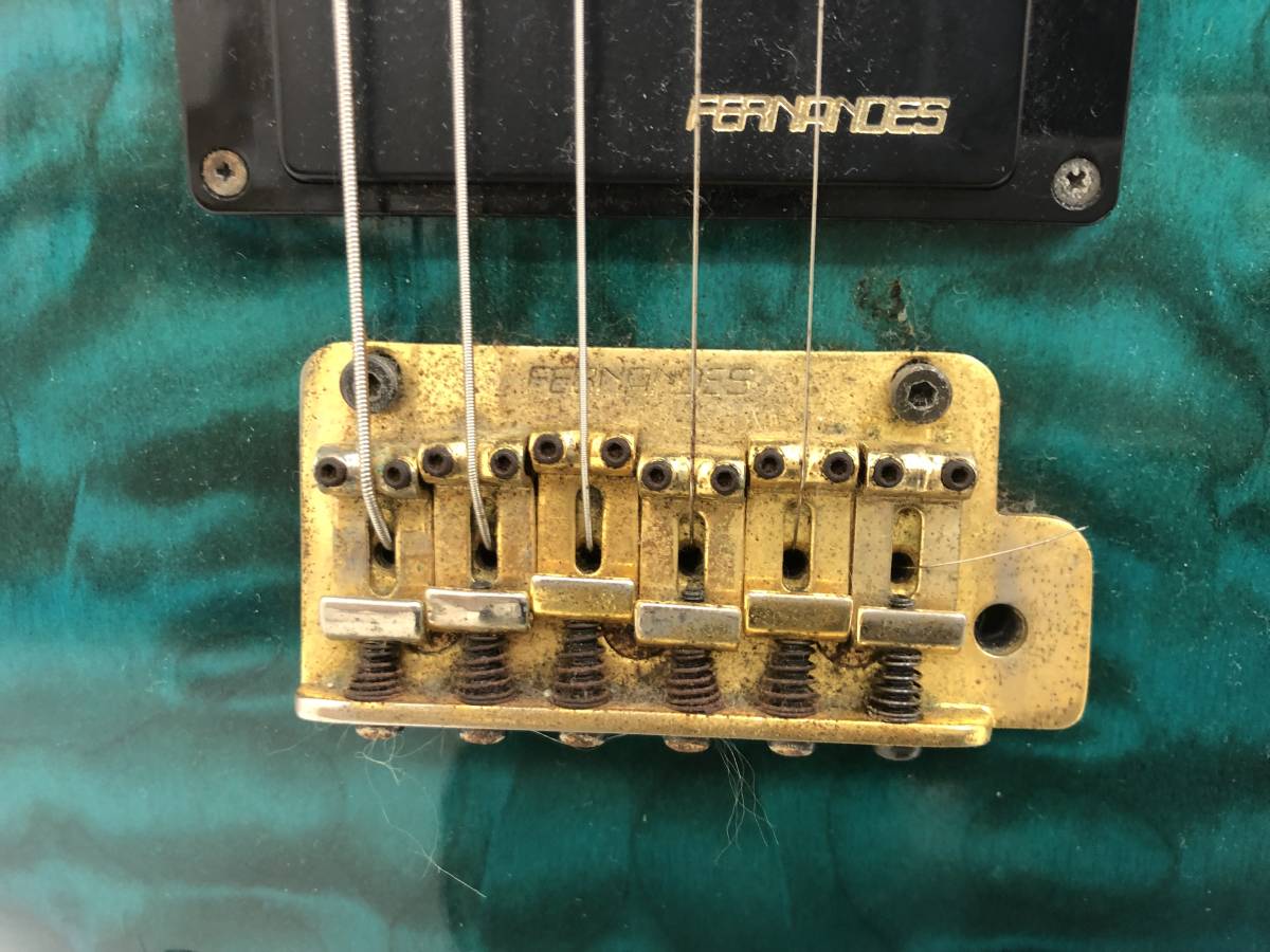 フェルナンデス エレキギター【FGZ-420】ブルー系 現状品 FERNANDES _画像8