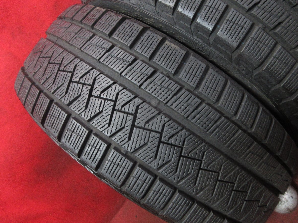 スタッドレス 2本 225/45R18 ピレリ PIRELLI ICE A SIMMET RICO M+S バリ バリ山 溝アリ 送料無料★3139Y_画像2