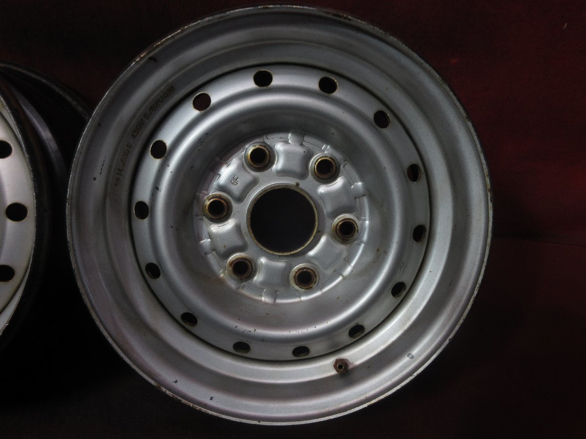  steel wheel 2 ps Toyota original 14×6.75 SW 6 hole PCD 139.7 +30 hub diameter 67 100 Hiace van Regius Ace Van *51157H(K)