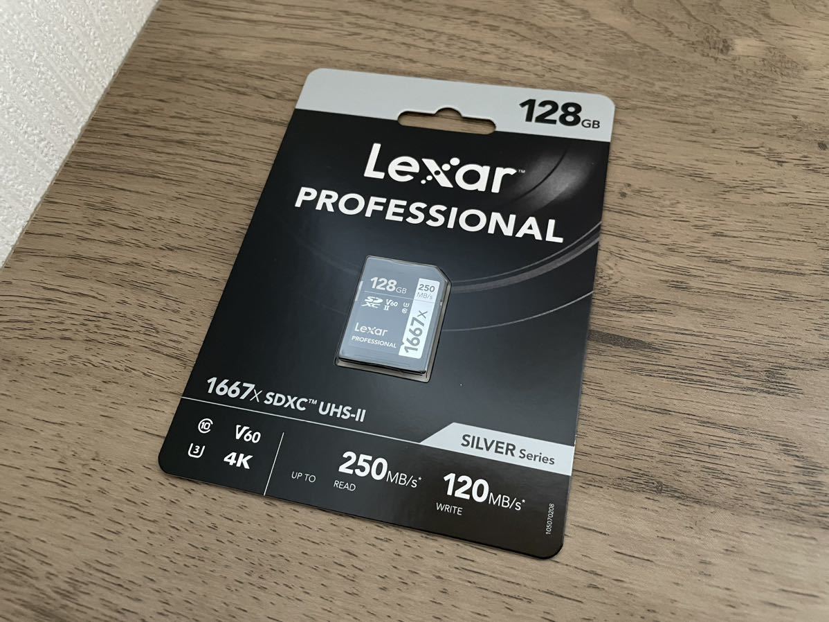 SDカード 128GB SDXC Lexar Professional 1667x Class10 UHS-II U3 V60 R:250MB/s W:120MB/s 海外リテール LSD128CB1667_画像4