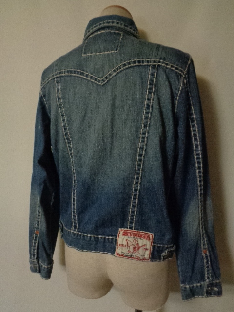 TRUE RELIGION トゥルーレリジョン jimmy super t jacket Gジャン インディゴ _画像3