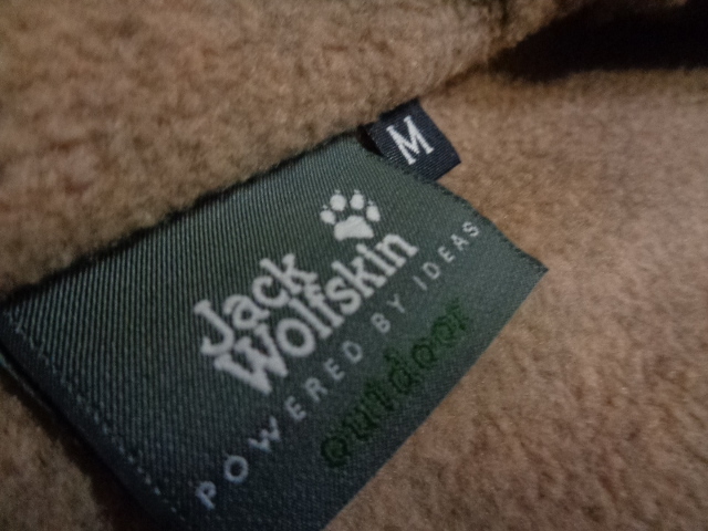 Jack Wolfskin ジャック ウルフスキン フリース ベスト TECNOPILE サイズM 茶系