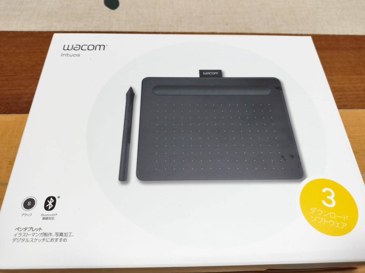 WACOM Intuos Small ワイヤレス クリスタ付 黒 TCTL41…