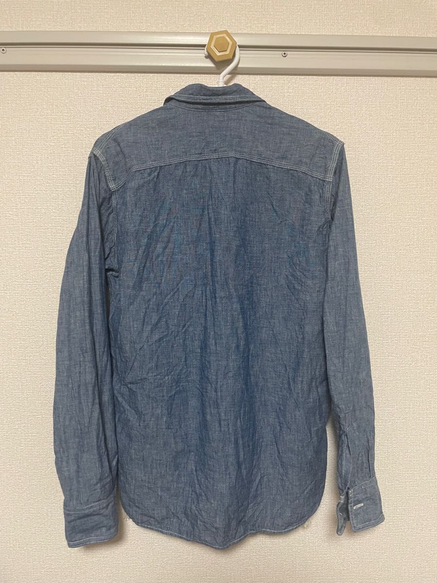FOB FACTORY（FOBファクトリー）シャンブレー ワークシャツ / メンズ / 長袖 無地 コットン / 日本製