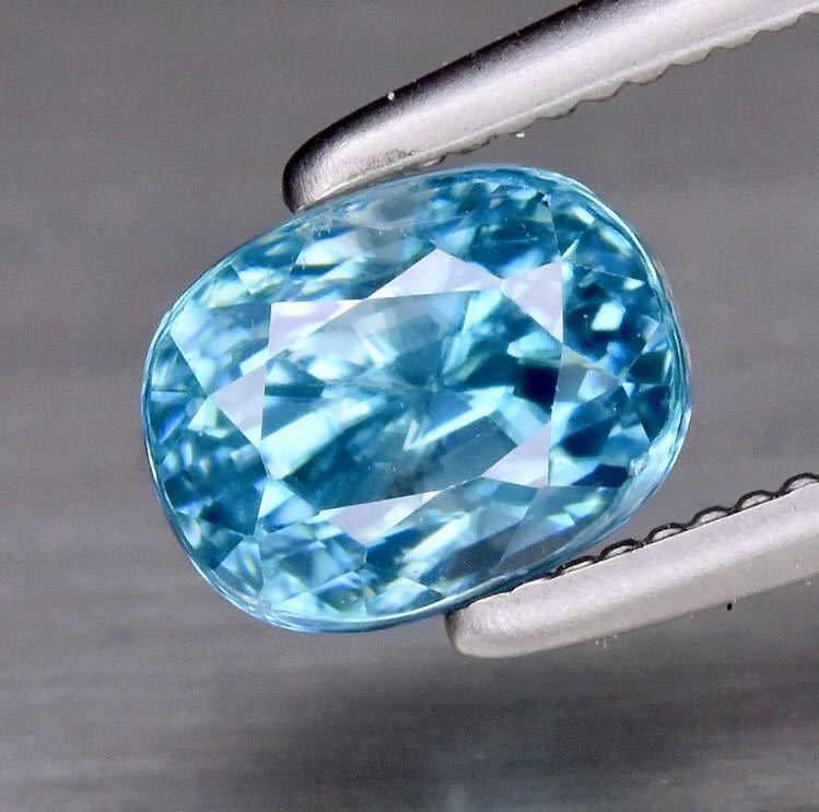 VS 天然ブルージルコン 1.39 Ct カラット_画像1