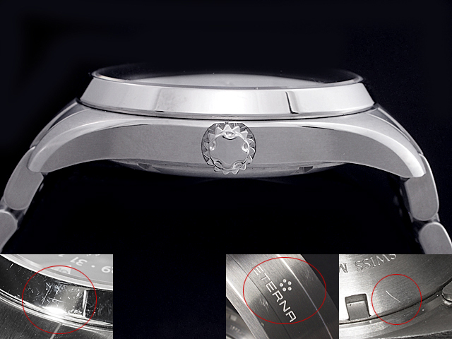  Fuji shop * Eterna ETERNA Conte .ki four handle z1598.41.41.0217 men's self-winding watch wristwatch 