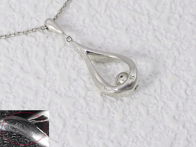  Fuji shop * Vendome Aoyama VENDOME AOYAMA diamond Pt950/Pt850 platinum necklace finish settled 