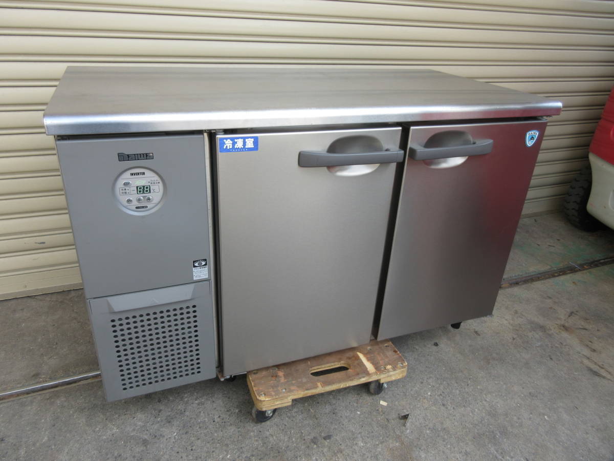 高い品質 ◎送料無料地域有(一部負担)◎大和冷機 コールドテーブル冷凍冷蔵庫 4161S-EC◎2019年製◎単相100V◎W1200×D600×H800㎜◎AA376-1 冷凍冷蔵庫