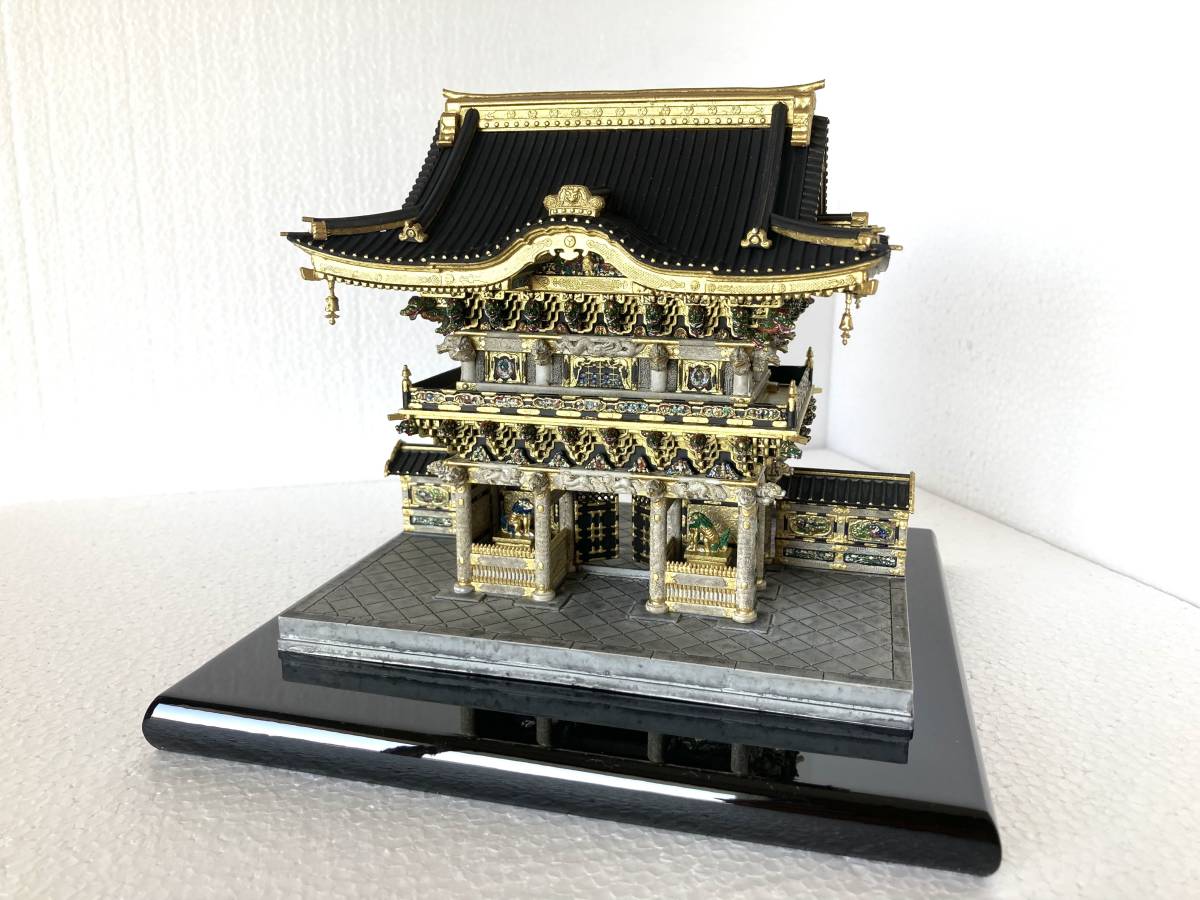 日光東照宮陽明門1/80 完成品 模型 寺院仏閣 【アクリルケース付】_画像8