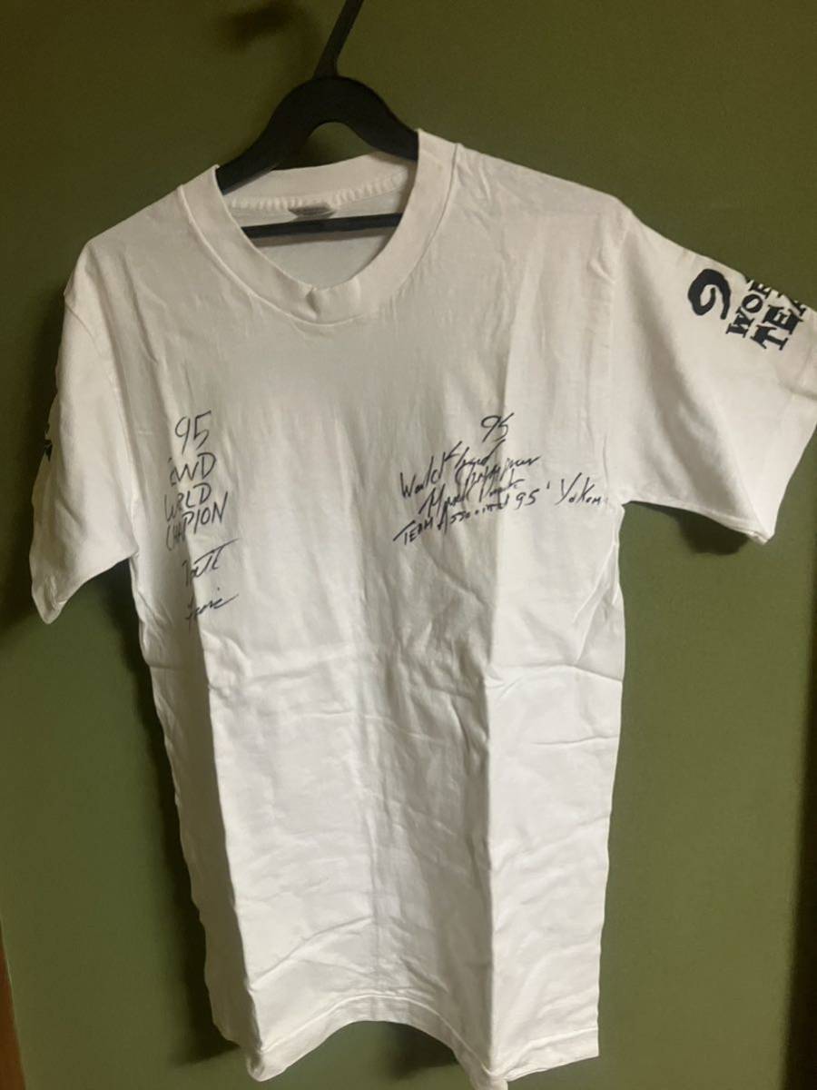 超希少！95年2WDワールドチャンピオンサイン入りTシャツ（ラジコン）