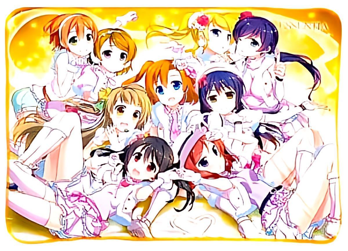 【送料無料】ラブライブ! μ’s 51.5×73cm スノハレ恋人は君だよ ブランケット 藤真拓哉 未使用品_画像2