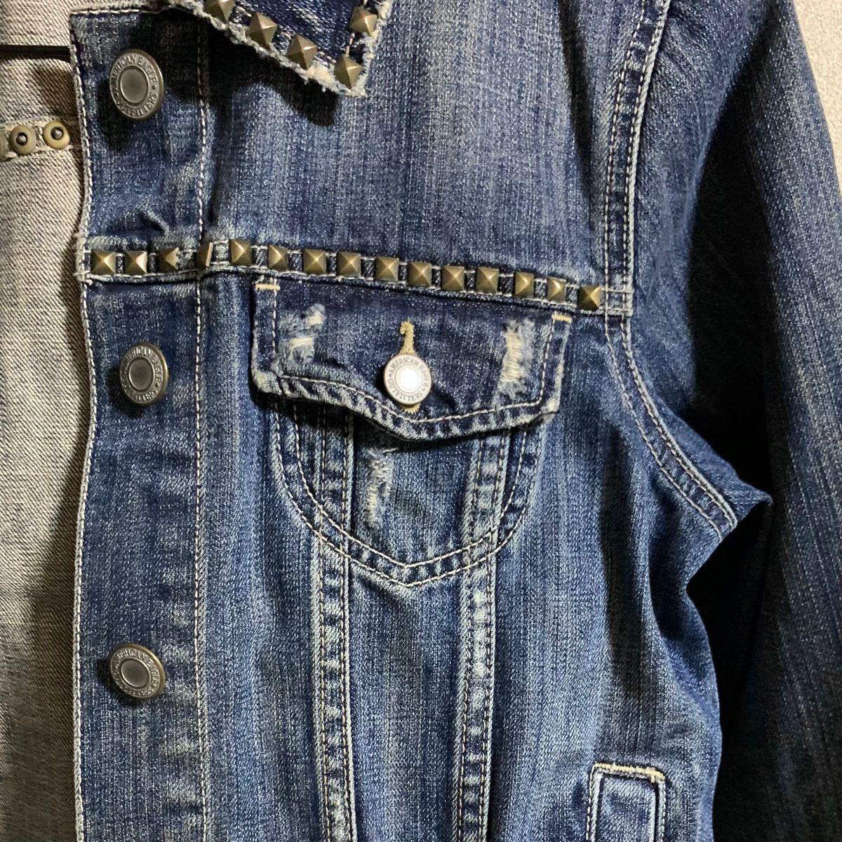American Eagle アメリカンイーグル リベットデニム ジージャン American Eagle アメリカンイーグル リベットデニム ジージャン