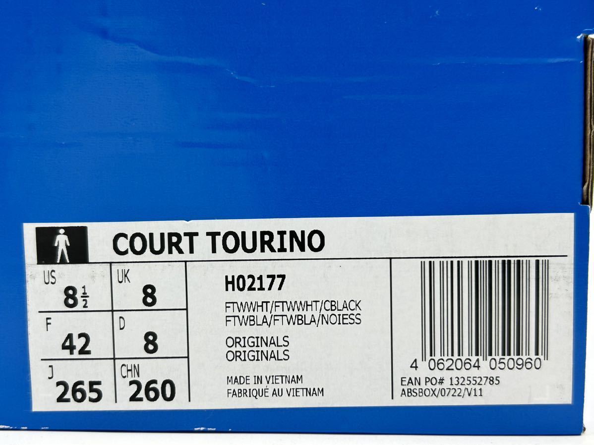 adidas・ORIGINALS COURT TORINO アディダス オリジナルス コート トリノ・26.5cm・新品_画像10
