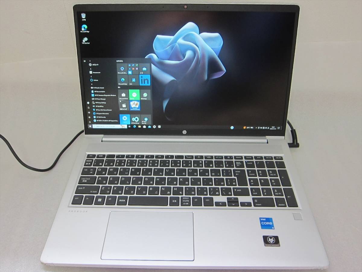 HP ProBook 450 G9 Core i5-1235U/8GB/SSD256GB/15.6型フルHD液晶(1920×1080)/Windows10/wi-fi6/第12世代i5ノートパソコン③_画像10