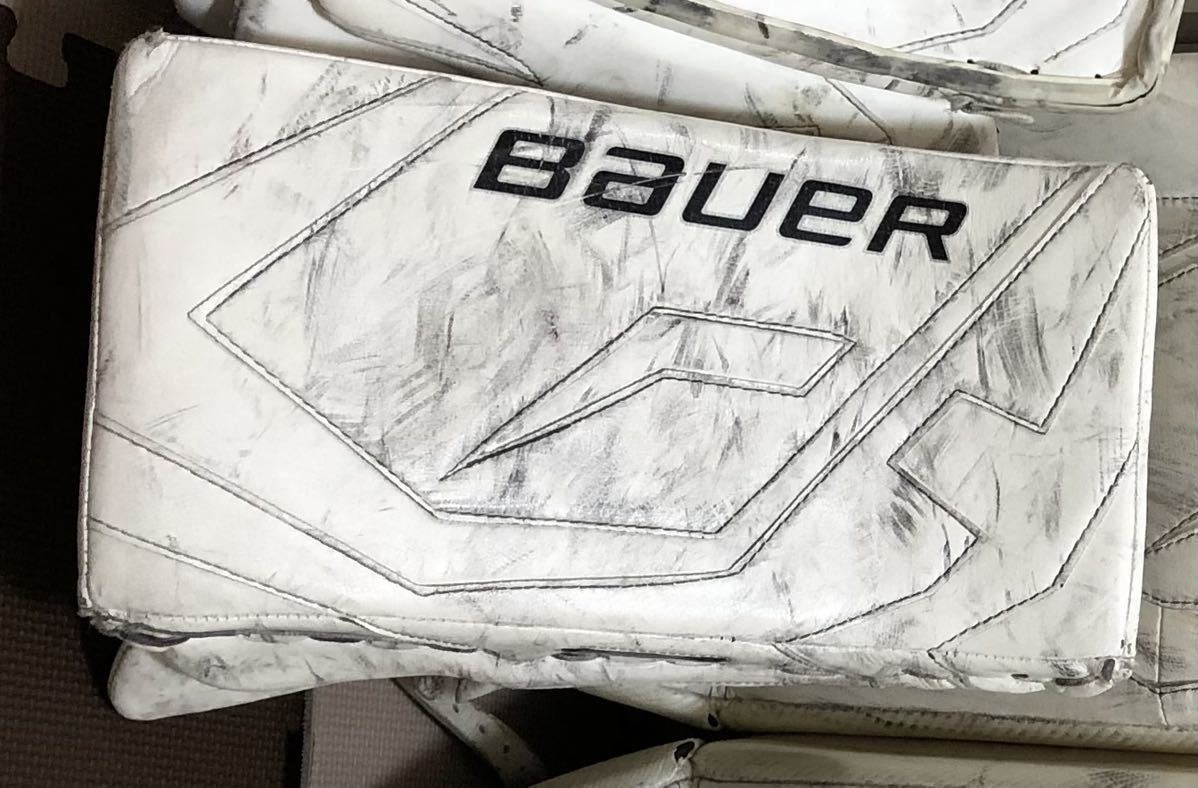 【激レア送料無料】BAUER SUPREME ONE100 （バウアー ONE100）ブロッカー　シニアトップモデル　アイスホッケー　GK ゴーリー_画像1