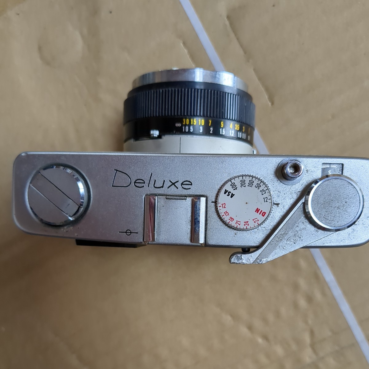 コニカkonica EE MATIC Deluxe +HEXANON　カバー付き f=40mm 1：2：8 フィルムカメラ 一眼レフカメラ _画像8