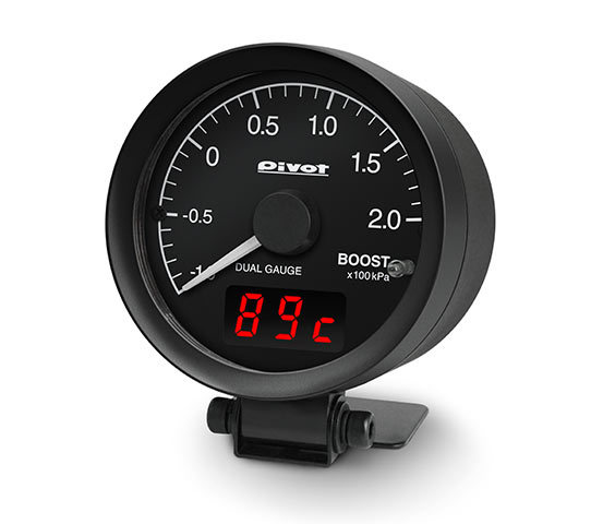 pivot ピボット DUAL GAUGE RS ブースト計Φ60 DRX-B_画像2