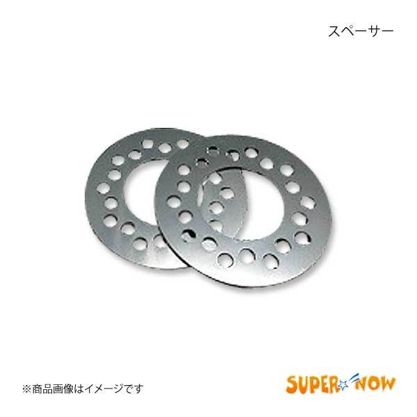 SUPER NOW スーパーナウ スペーサー 3ミリ 5穴 100 1枚 カラー：ガンメタ_画像1