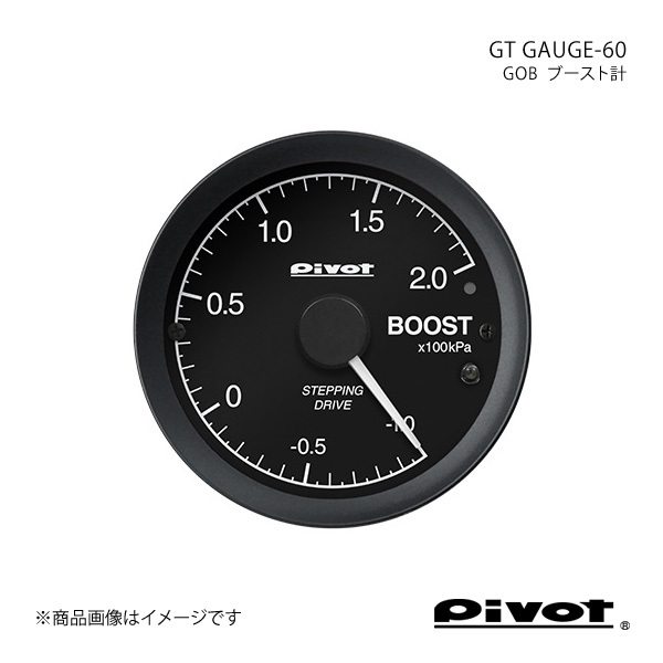 pivot ピボット GT GAUGE-60 ブースト計Φ60 N-WGN JH1/2 GOB