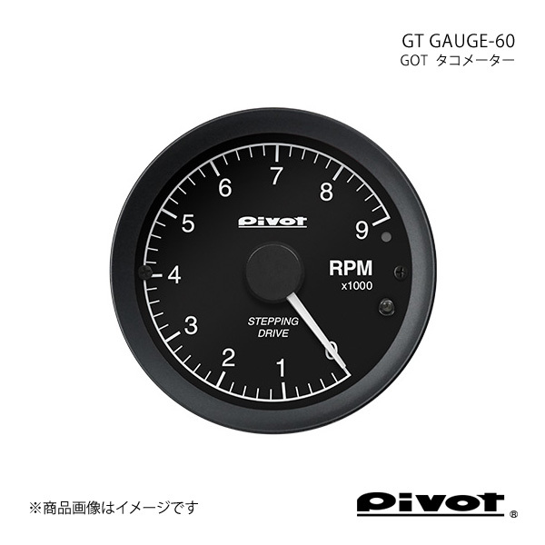 『1年保証』 pivot ピボット GT GAUGE-60 タコメーターΦ60 N-ONE JG3/4 S07B(NA) GOT タコメーター
