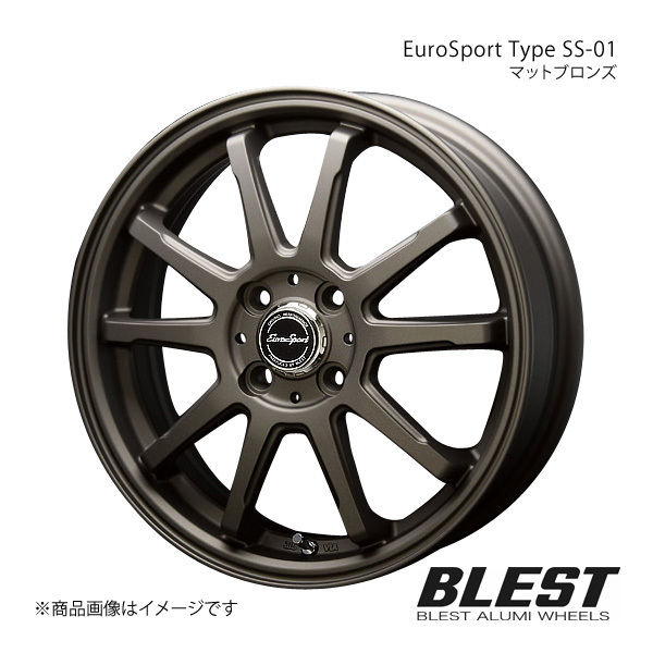EuroSport Type SS-01 ルークス MK21 アルミホイール 1本 【16×5.0J 4-100 +45 マットブロンズ】