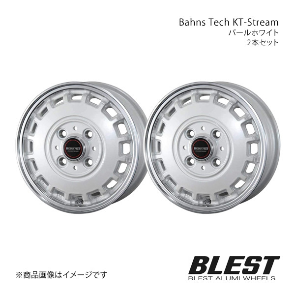 Bahns Tech KT-Stream ハイゼット S500/510P アルミホイール 2本セット 【12×4.0B 4-100 +43 パールホワイト】_画像1