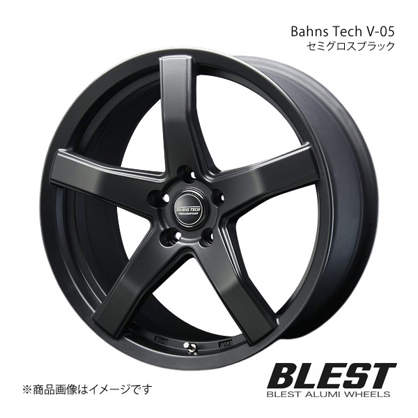 Bahns Tech V-05 ムラーノ Z51 アルミホイール 1本 【19×7.5J 5-114.3 +50 セミグロスブラック】