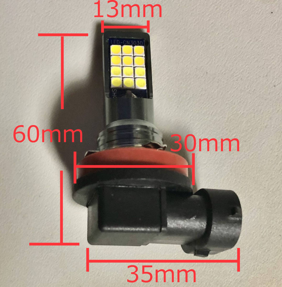 LEDフォグランプ 2個セット H8/H11/H16(国産車)兼用 ホワイト/イエロー2色切替 バイカラー ledフォグライト_画像3