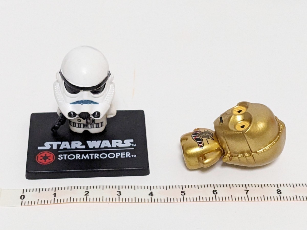 【美品！】コレキャラ！ スターウォーズ C-3PO BB-8 ストームトルーパー コレクション フィギュア STAR WARS 日本製_画像4