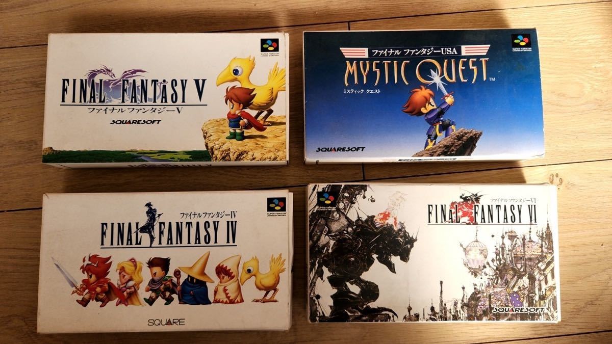 【中古】ファイナルファンタジー ソフト 4本セット_画像1