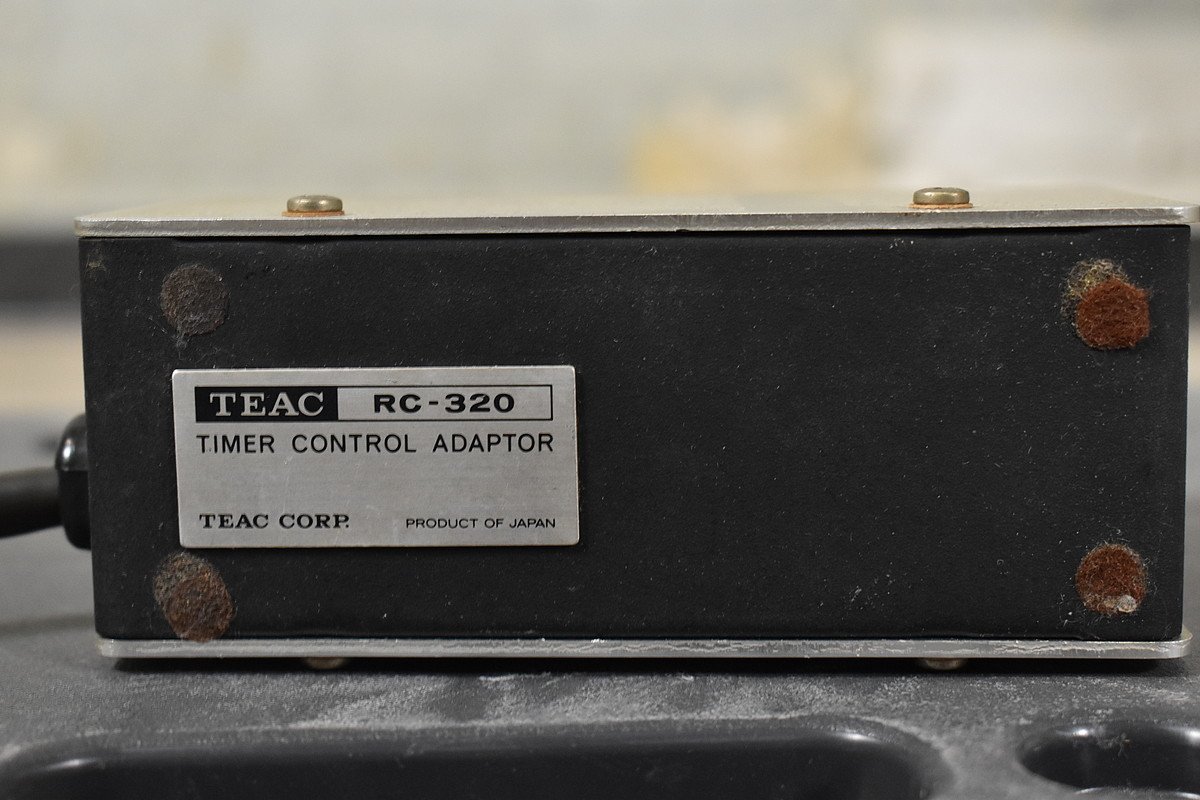 TEAC/ティアック オープンリールデッキ/タイマーコントロール アダプター A-3300S/RC-320【現状渡し品】_画像10