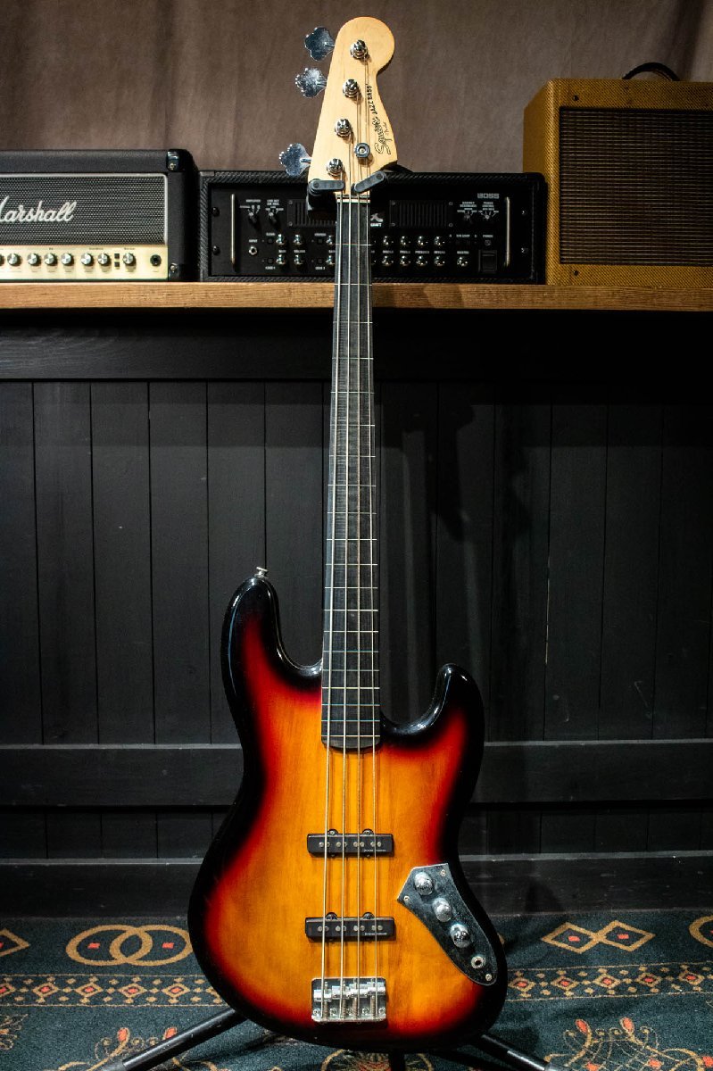 ♪Squier by Fender Vintage Modified Jazz Bass Fretless スクワイア ジャズベース ジャコ・パストリアス☆D 1123_画像1