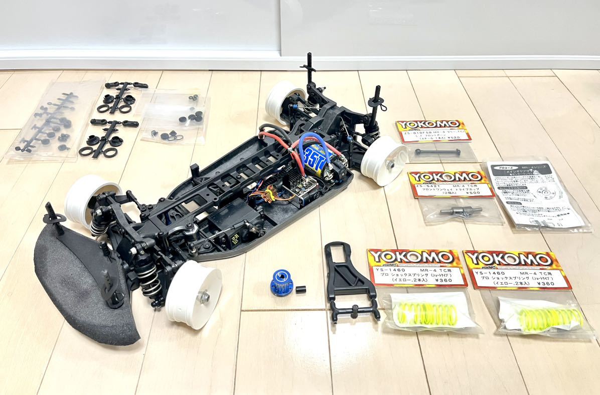 レア ヨコモ MR-4TC オプション付 ESC M-Tronics Pro DIGI Max付 検)YOKOMO BD KO PS-713 旧車 HPI RS4 京商 TF SV10_画像1