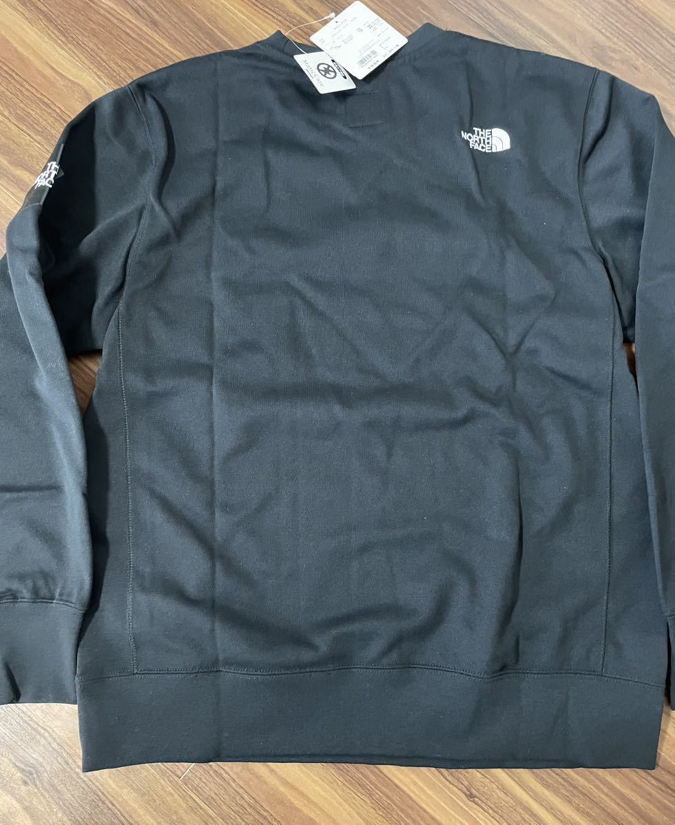 2枚セット サイズXXL タグ付き未使用　国内正規品　ノースフェイス　スクエアロゴ　ブラック　グレー　THE NORTH FACE CREW スウェット_画像5