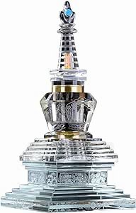 密教法具 水晶【五輪塔】 総高25.2cm 風水置物 風水グッズ 法器 仏具 密教法具 水晶【五輪塔】 総高25.2cm 風水置物 風水グッズ 法器 仏具