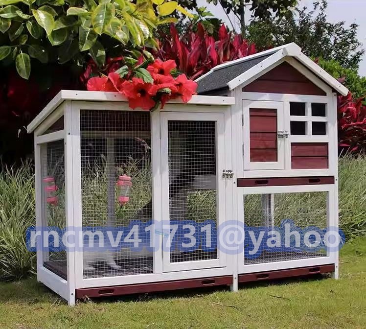 [81SHOP] chicken small shop . is to small shop pet holiday house house rabbit small shop wooden rainproof . corrosion high quality breeding outdoors .. garden cleaning easy to do 