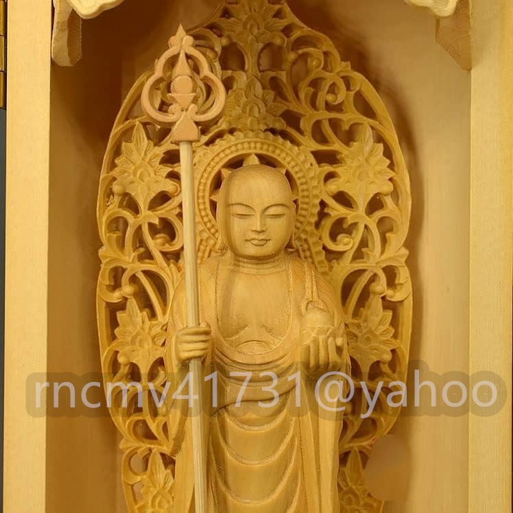 16540円 「81SHOP」仏像 地蔵菩薩 立像 【厨子入り仏像】お地蔵 16540円 「81SHOP」仏像 地蔵菩薩 立像 【厨子入り仏像】お地蔵