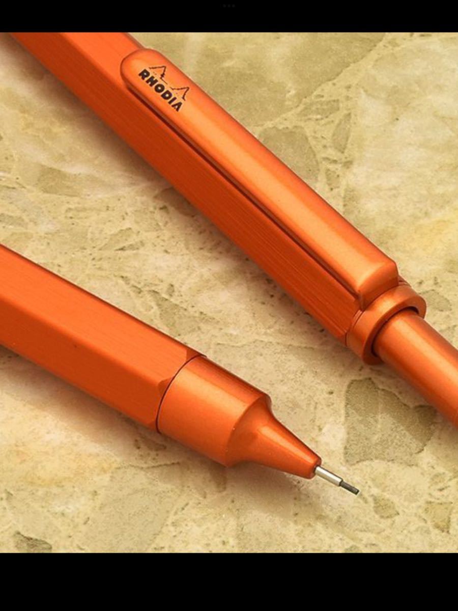 新品未開封（送料370円）ロディア RHODIA スクリプト メカニカルペンシル オレンジ シャープペンシル 0.5mm cf9298_画像4