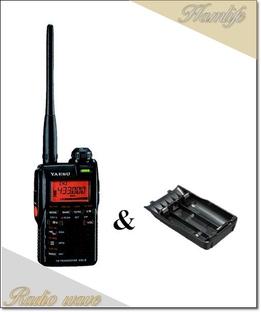 YAESU VX-3 ・FBA-37 ・SSM−17 & アンテナ 4点セット Yahoo!オークション - VX-3(VX3) & FBA-37(電池ケース) YAESU
