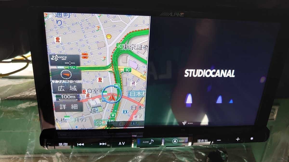 ②2019年地図 ポン付け♪純正感覚でナビがすぐに使えます アルパインミュージックサーバーフルセグナビ カスタムに♪ Bluetoothフルセグ _画像4