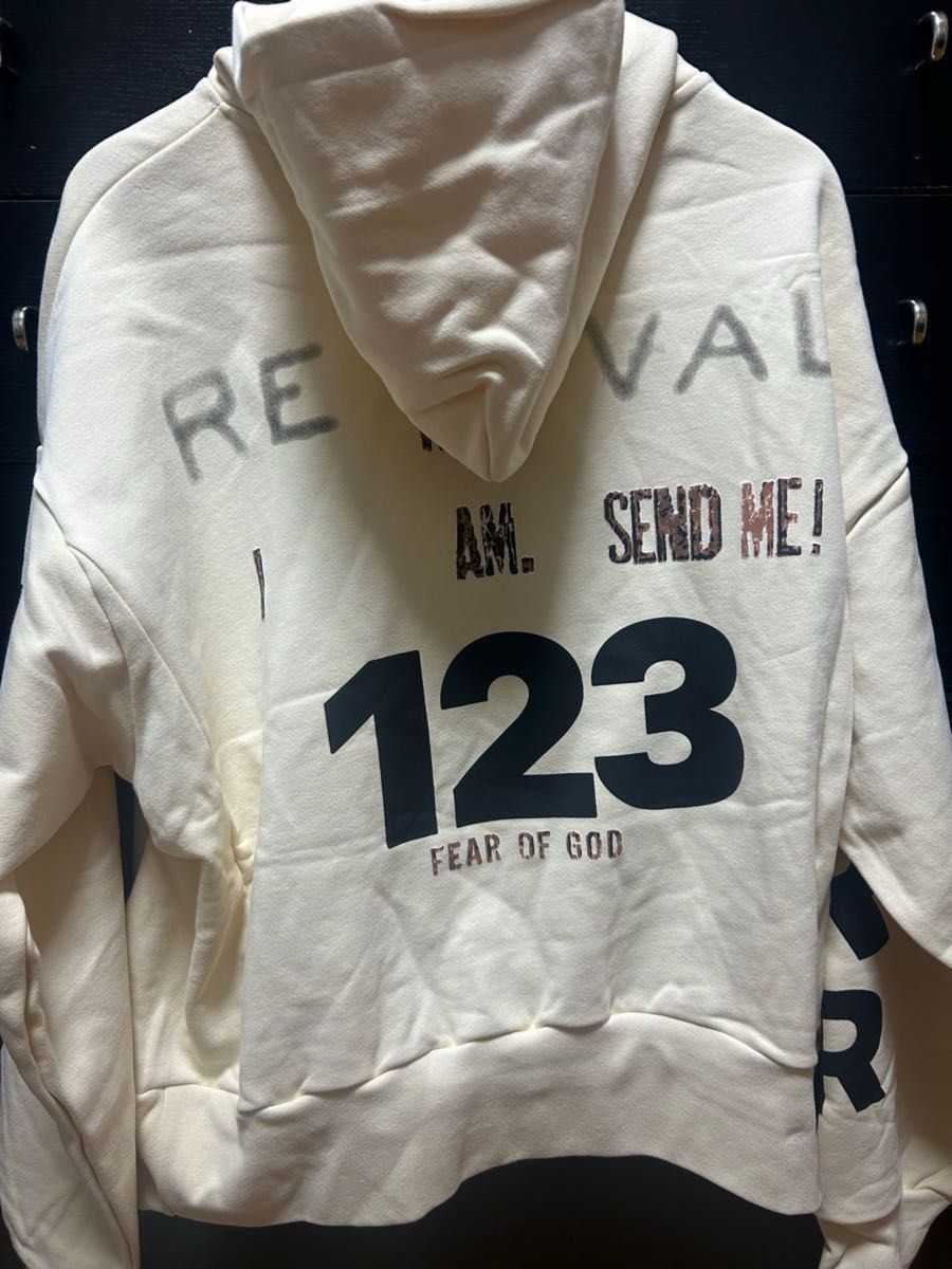 今日明日限定価格】FEAR OF GOD X RRR 123 REVIVAL HOODIE 今日明日限定価格】FEAR OF GOD X RRR 123 REVIVAL HOODIE