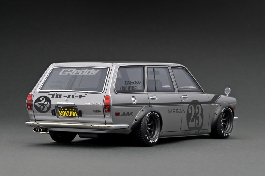 IG3151　Datsun Bluebird (510) Wagon Silver (1/18 Scale) _画像2