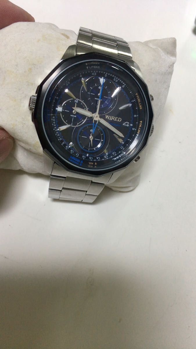 SEIKO WIRED クロノグラフ　稼働中